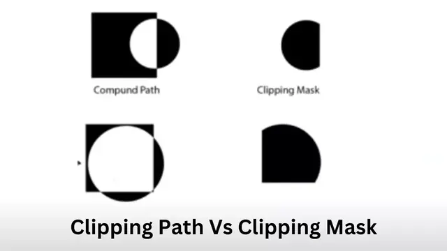 What is the difference between clipping path and mask